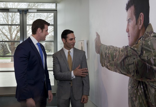 Launch of Ben Roberts-Smith VC portraits by artist Michael Zavro
