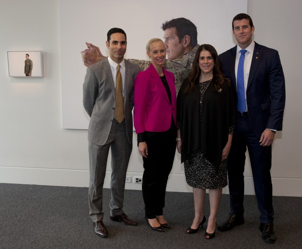 Launch of Ben Roberts-Smith VC portraits by artist Michael Zavro